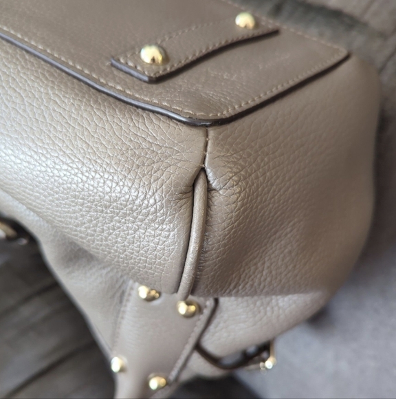 Dooney and Bourke Belvedere Small Logo Lock Satchel - Picture 9 of 12